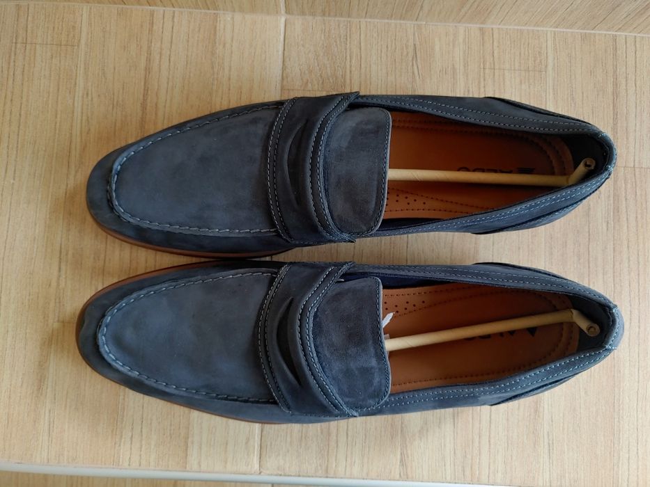Мъжки мокасини ALDO тъмносини 45 номер