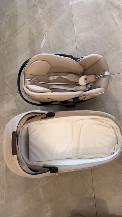 Vand landou si scoica Cybex balios S Lux almond beige