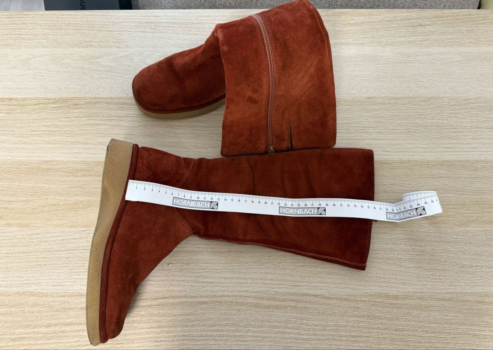 Cizme lungi de dama - piele intoarsa - marimea 38