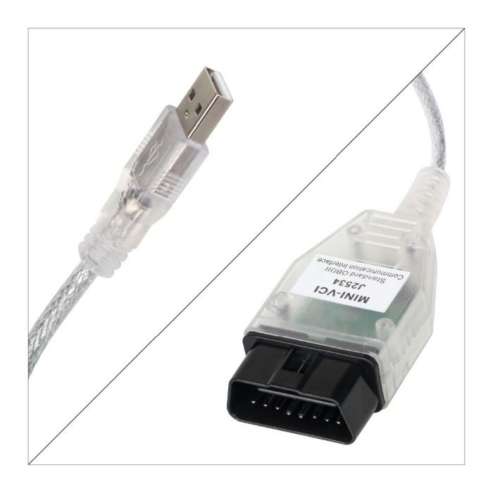 Interfata tester MINI VCI obd2 TOYOTA Techstream 2024