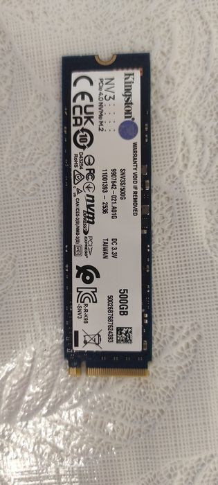 SSD Kingston 500 Гб NVMe M.2
