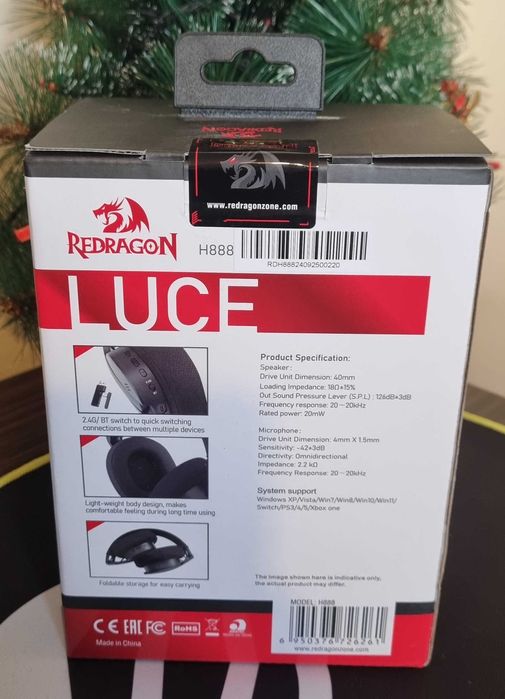 Căști Gaming Redragon LUCE H888 (Laptop, PS4/5, XOne, Switch) SIGILATE