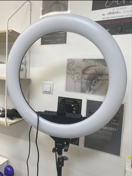 Lampă led ring light ZB-F488, 56 cm, 60 w