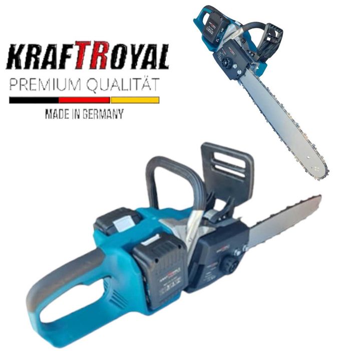 Акумулаторна Резачка за Дърва 36V 10AH автоматично смазване 40см