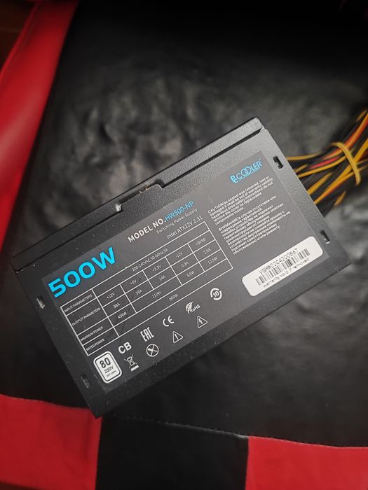 Игровой блок питания на 500 ватт