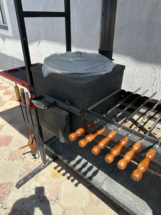 Печь-мангал Искандер 400 "Инклайн Эйр"