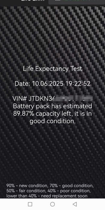 Testare sănătate baterie hibrid Phev Mitsubishi Kia Hyundai Toyota