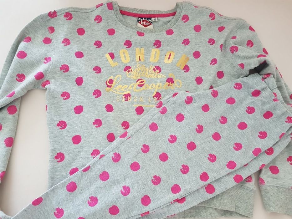 Bluza vatuita +Colanti Lee Cooper,13 ani,merg mai devreme,stare perfec