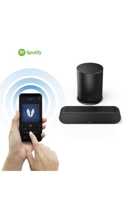 Soundbar Hama 2.1 SIRIUM3800ABT Smart Slim, wireless subwoofer, negr