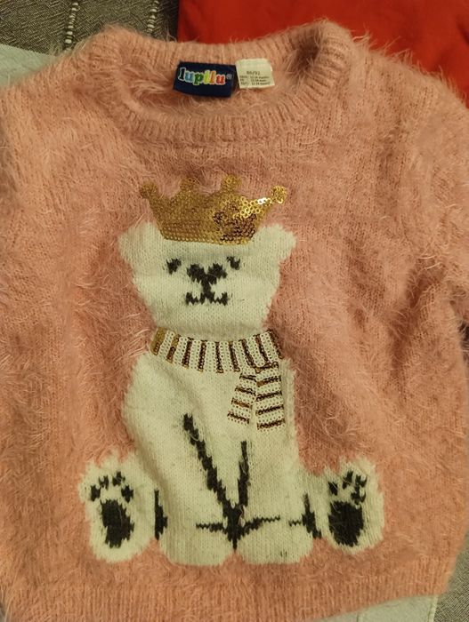 Коледни / зимни блузки 86/92 12-24м