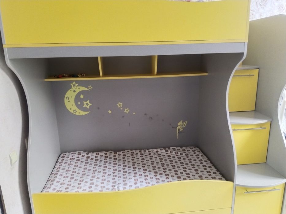 Детский кровать двухярусная