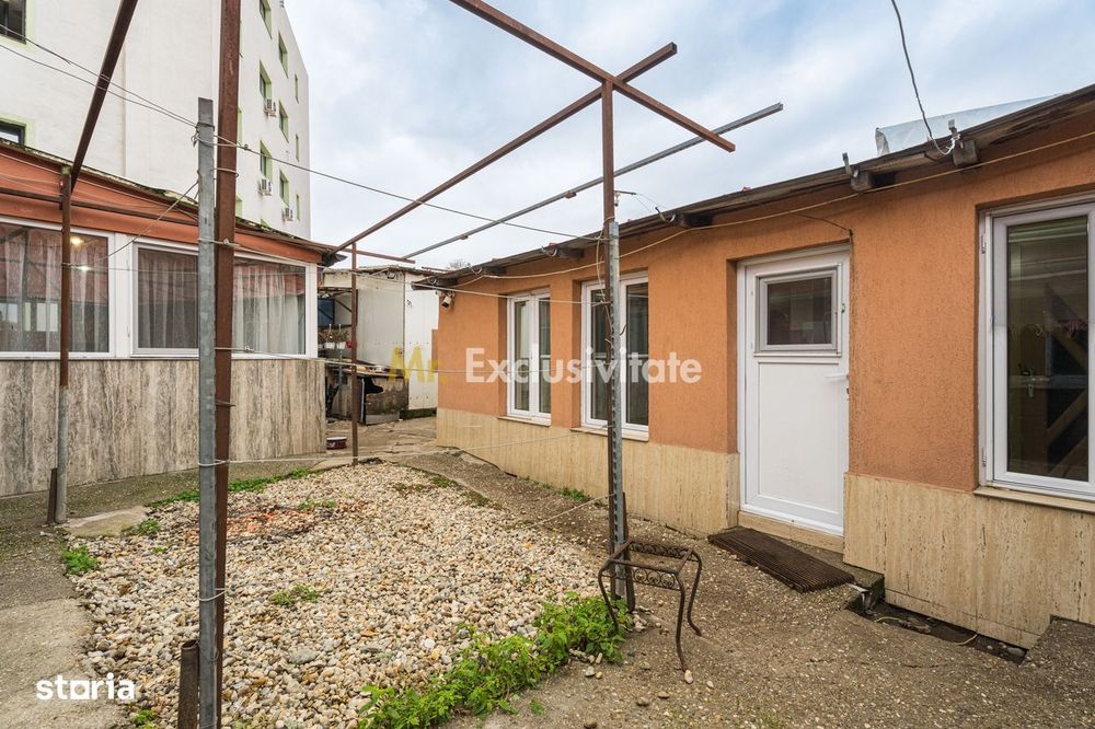 Casa, anexa, hala comerciala închiriată teren 400 mp 7 minute centru