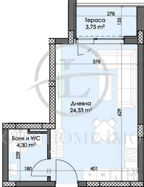 Продава се Едностаен апартамент в Пловдив, Тракия - 46 кв.м за 1178 €/кв.м - Снимка #6