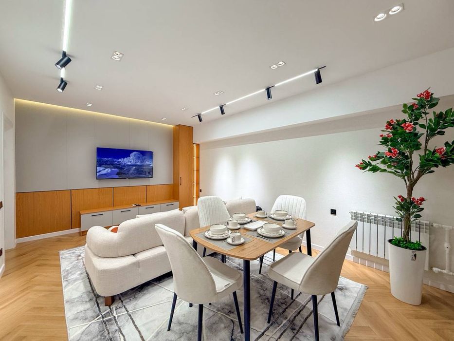 3 ком 67м2 У метро Буюк Ипак Йули Новый ремонт мебель техника