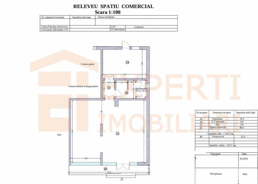 Spatiu comercial de vanzare in Costinesti – zona Nibiru │ 135,70 m
