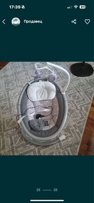 Продам качелю и шезлонг