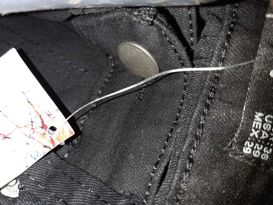 Blugi negri talie inalta Noi cu eticheta TRANSPORT GRATUIT