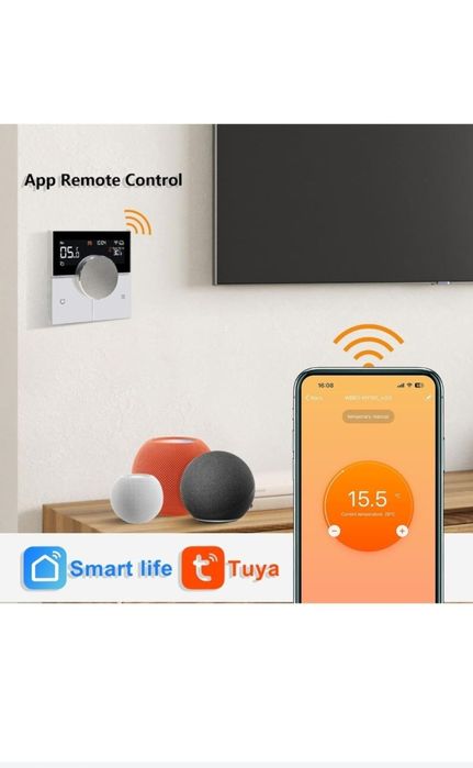 Termostat KETOTEK 3A centrala/încălzire prin pardoseală