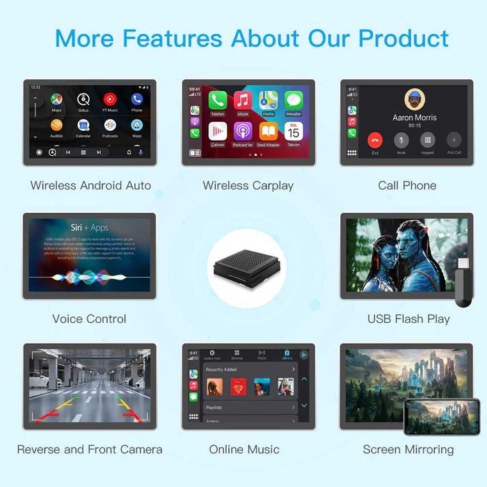 Модул Carplay Android Auto Mercedes NGT4.5 NGT5.0 NGT4.0