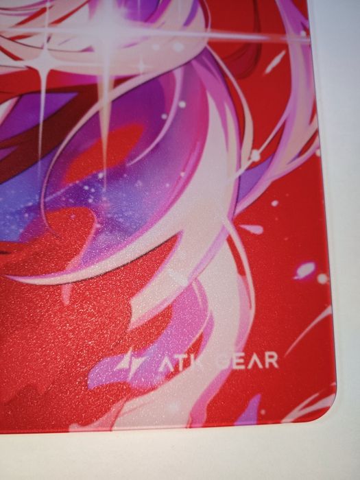 ЛИМИТИРАН Стъклен пад ATK Crimson (Limited Edition Glass Mousepad)