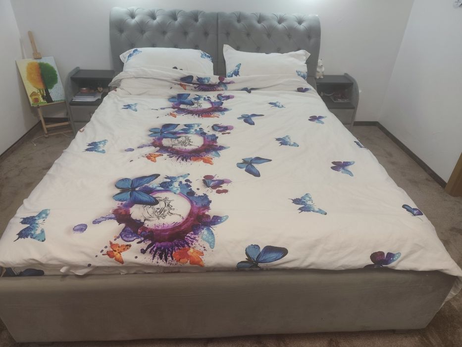 Pat dormitor tapițat