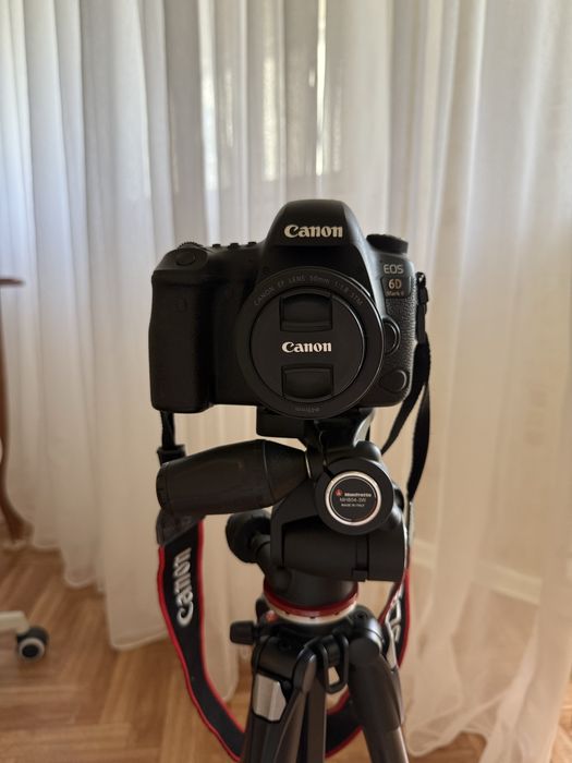 Canon 6D mark 2+ 50 mm линза камера профессиональная