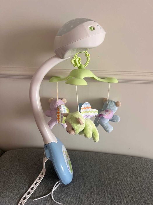 музикална въртележка с прожектор Fisher-Price Butterfly Dreams 3-в-1