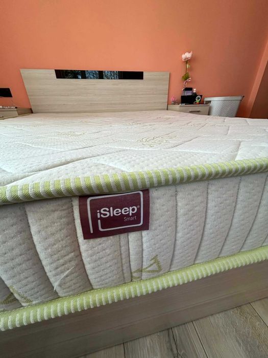 Спалня с подматрачна рамка и двулицев матрак 164/190