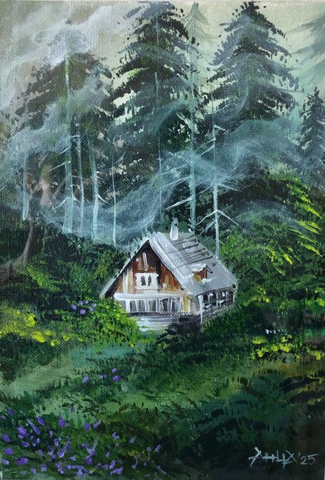 Картини акрил в рамка за подарък