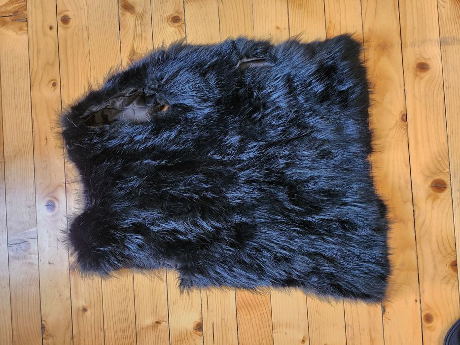 Елек естествен косъм от лисица и сако Karl Lagerfeld