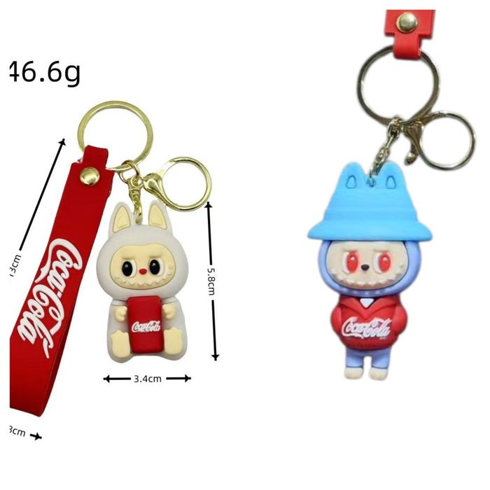 Набор Брелков Лабубу с колай 4 шт