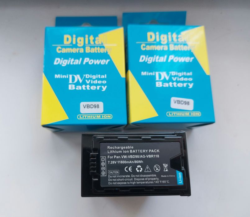 Продается аккумулятор батарея VW-VBD98 для Panasonic.  Цена 45000тг/шт