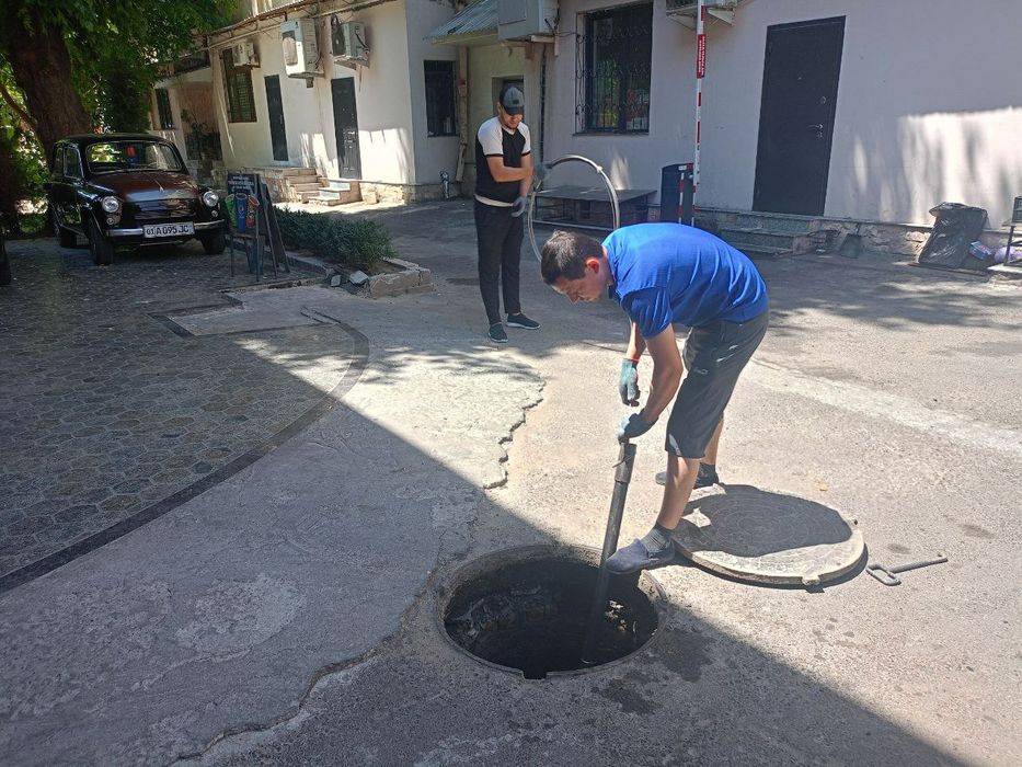 Kanalizatsiya tozalash va yangi kanalizatsiya o'tkazish xizmati