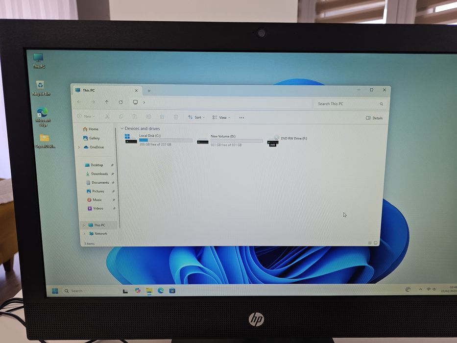 All-in-One HP ProOne 400 G4 i5-8500T 16GB DDR4 ssd 256gb hdd 1TB Win11
