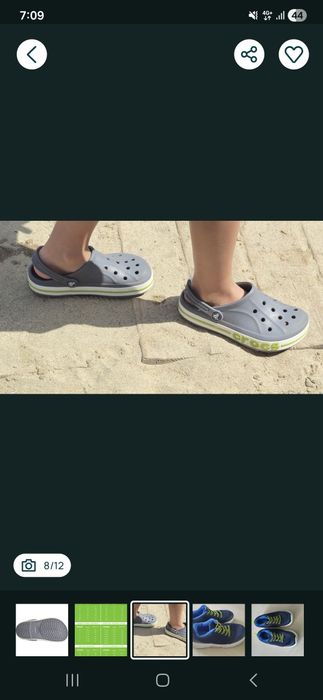 Чехли Crocs 33/34 и 37/38, ECCO 38