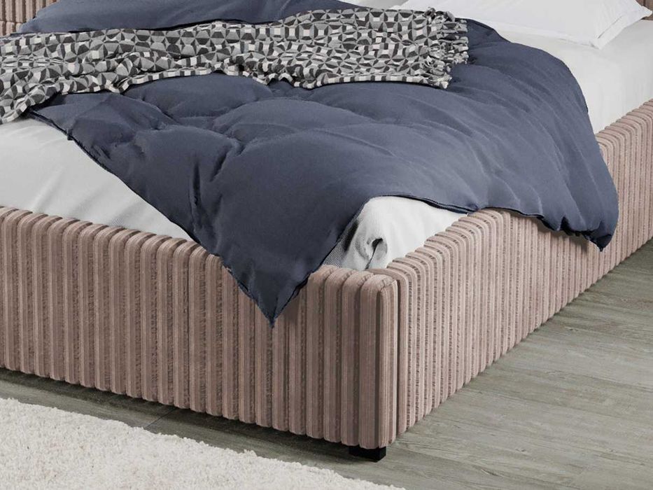 Pat Tapitat Reno Bej Tilia 17 cu somiera rabatabila si lada