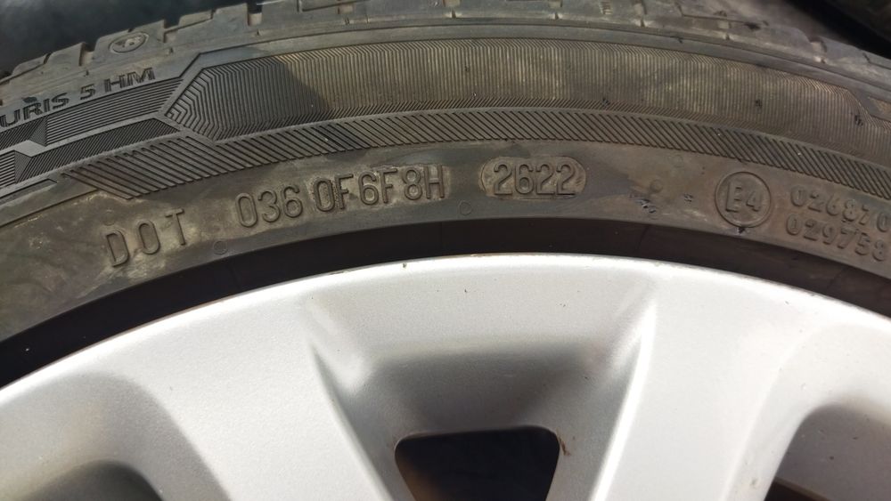 Оригинални джанти с гуми 17" за мазда