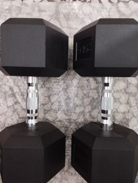 Гумирани дъмбели - 2х22.5кг./ 2х25кг./ 2x27.5кг./ 2х40кг.