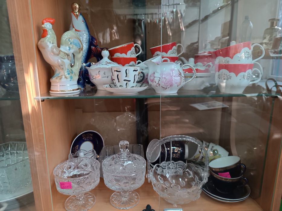 Посуда СССР фарфор, керамика, стекло, хрусталь