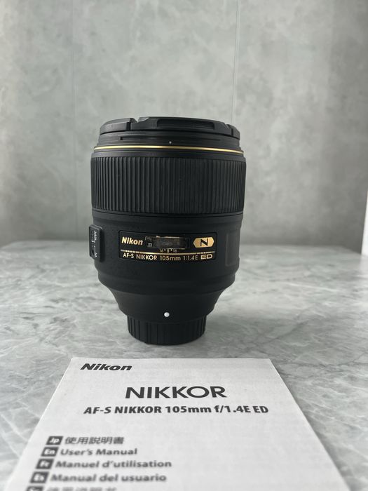 Обектив AF-S Nikkor 105 mm f/1.4 E ED за Nikon