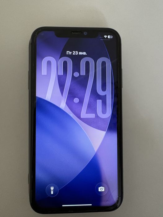 Айфон 11. Емкость 75%. 128гб