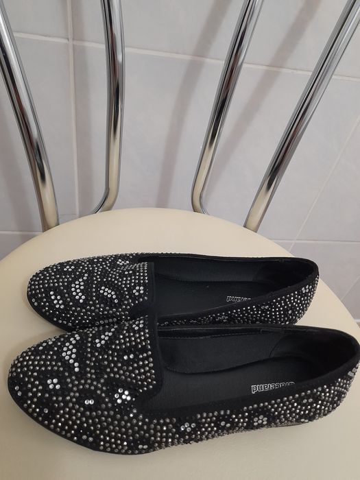 Balerini negri cu petricele mar.37