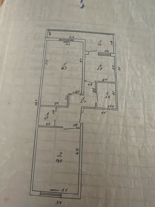 2 xonali uy xol,detskiy,oshxona,vana,xojatxona