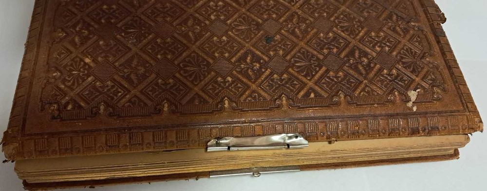 Album foto vechi cu poze cabinet Art Nouveau  1900