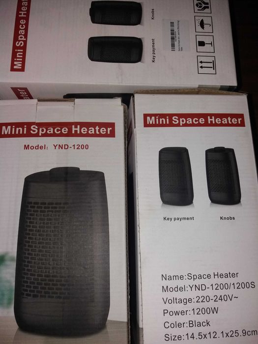 Aeroterma rotativa fixa 2 trepte caldura 400W 1200W 2 aeroterme 65 lei