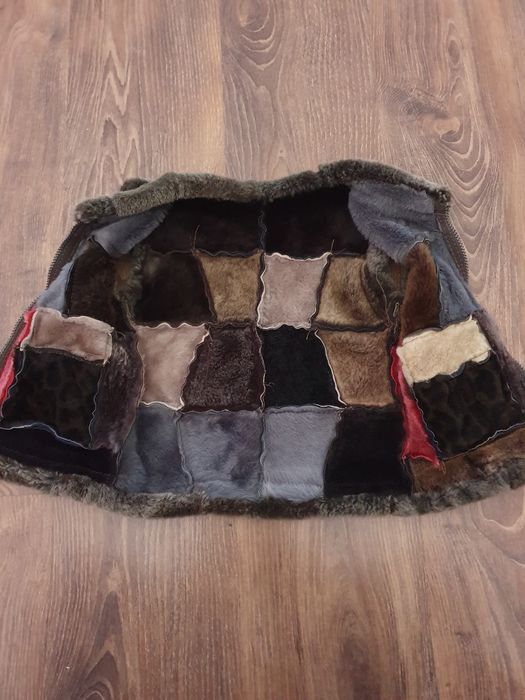 Vesta din cojoc cu blanita pentru copii