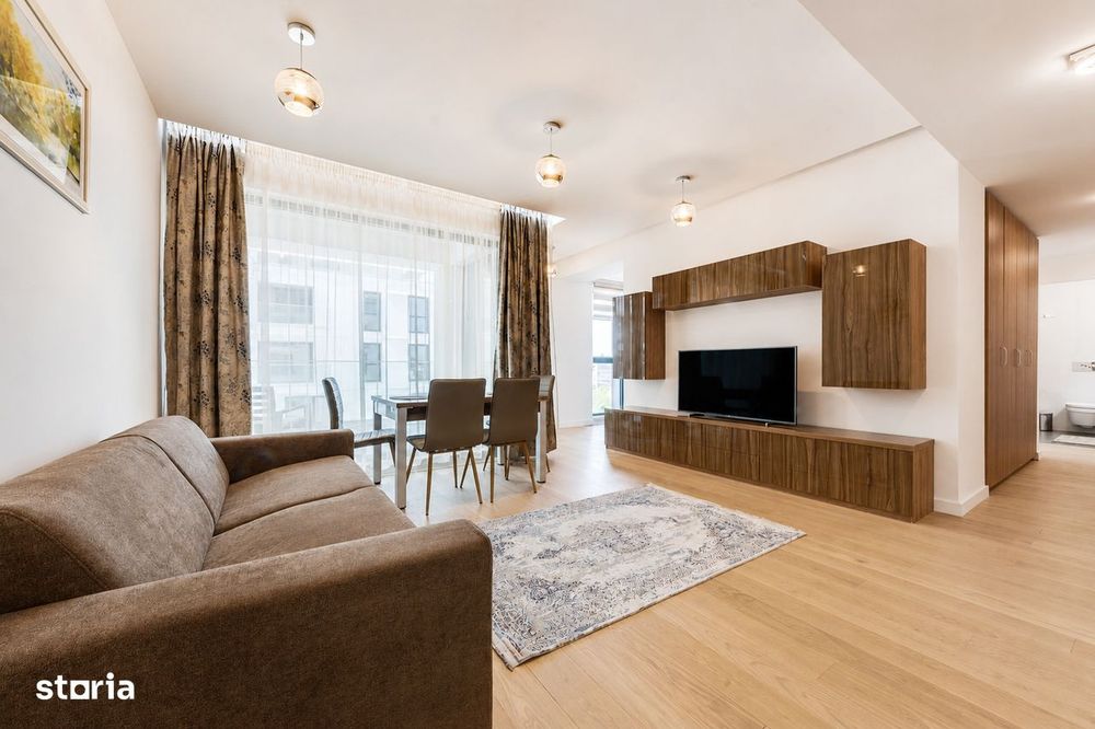 Apartament 2 camere One Herastrau Plaza/ loc de parcare/ boxă — fotografia 1