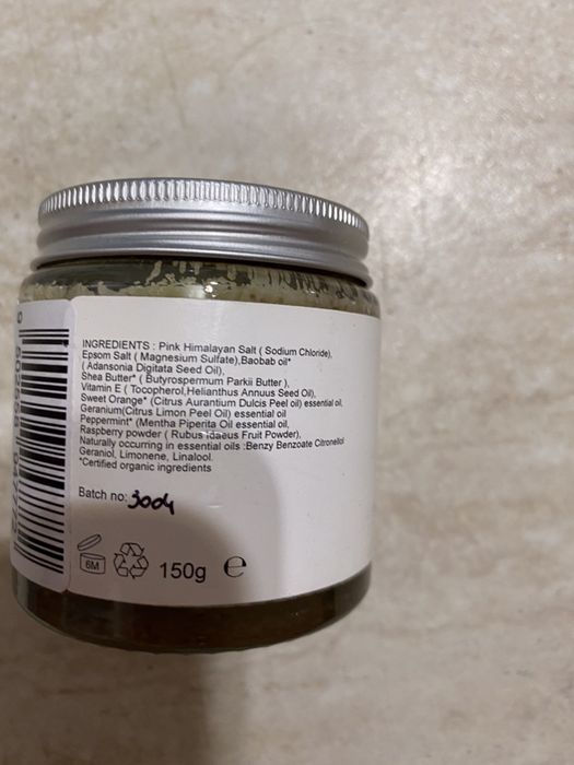 Bonjour Nature body scrub