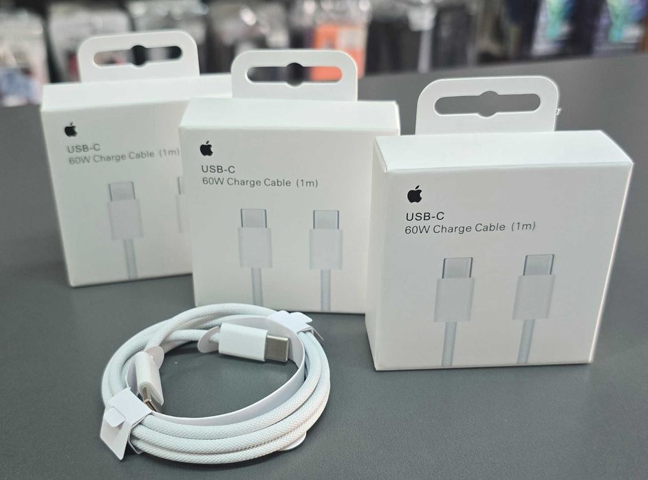 Оригинален кабел за бързо зареждане на iPhone 15 Pro Max