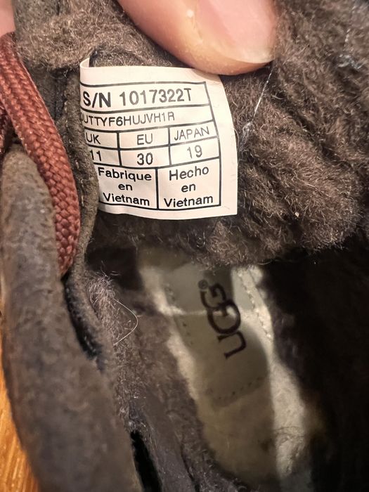 UGG  с мехом из кожы